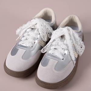 Cordones de Zapatos de Diseño Nuevo, Estilo Ballet, Accesorios Bonitos, Cordones de Nailon Blancos para Zapatos de Entrenamiento Alemanes - Product Image 1