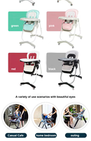 Offre Spéciale Silla Comedor Para Bebe multifonctionnel pliable pour enfants chaise de salle à manger pour bébé plateau amovible chaise haute d'alimentation pour bébé