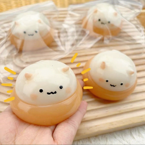 Jouet anti-stress Kawaii Cat Mochi Squishy Taba, super doux, à remontée lente, pour enfants et adultes, idéal pour les cadeaux d'anniversaire et les fêtes. - Product Image 2
