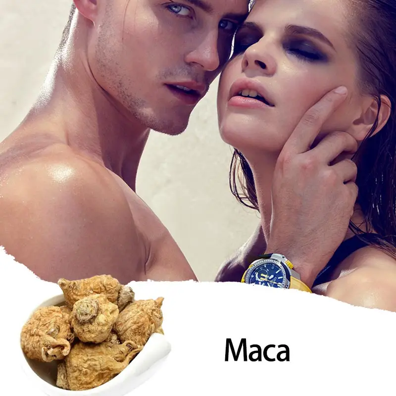 Organic Sexual Enhancement Packed Maca Hochwertiges Pulver zur Gewichts zunahme von schwarzem Maca-Wurzel extrakt 10:1