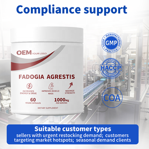 Cápsulas de Extracto de Fadogia Agrestis para Pedidos al por Mayor y Personalización, Fórmula y Empaque Personalizados, Ventaja de Costo al por Mayor y Suministro Estable - Product Image 5