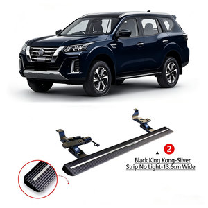 Marchepieds latéraux électriques rétractables automatiques en alliage d'aluminium, ajustement OEM pour Nissan <span class=keywords><strong>Terra</strong></span> X 2018-2026 SUV, sans perçage - Product Image 2