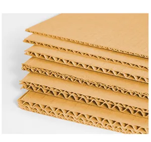 Factory heavy duty 3 ply 5 ply paper corrugated cardboard