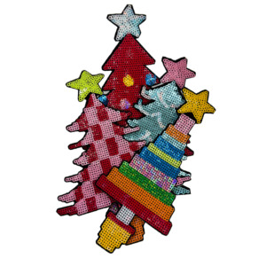 Patchs thermocollants personnalisés à motif <span class=keywords><strong>d</strong></span>'<span class=keywords><strong>arbre</strong></span> brodé de sequins pour vêtements, faible minimum de commande - Product Image 2