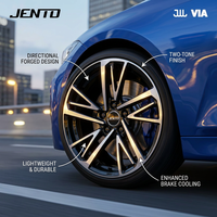 Jantes en alliage forgé sur mesure ultra légères de 15 à 24 pouces, à rayons en V directionnels, compatibles avec BMW M3 M4 Audi A6 A7 Mercedes AMG