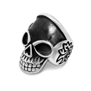 Retro Skull <b>Ring</b> <b>Titanium</b> Steel Casting Men's Fashion Jewelry SA823 - Product Image 1