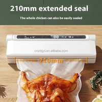 Mini appareil de cuisine domestique Scelleuse sous vide pour petits sacs alimentaires