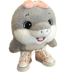 Nuovo arrivo coppia di peluche piccolo squalo classico delle montagne e dei mari animali ripieni decorazione per la casa per bambini regalo morbido squalo bambola - Product Image 1