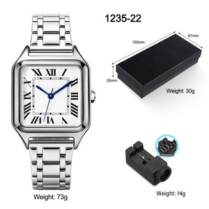 Reloj de pulsera de cuarzo para hombre con números romanos, de acero inoxidable, estilo empresarial, a la moda, 2026 - Product Image 6