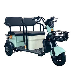 Elderly disabled people tricycle 800W three wheel electric scooter tricycle for passenger