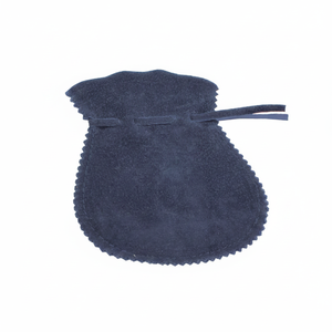 SACK AMPHORA Double Velvet <b>Blue</b> 85X100 Recyclable Suede <b>Material</b> for Candle Craft Gift Promotion Printed Logo - Product Image 2