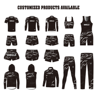 Großhandel Hochwertige Sublimierte MMA Rash Guard Langarm-Kompressionsshirt für Männer UFC Kampf-Oberteil