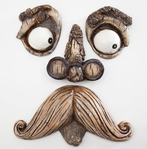 Khuôn Mặt Cây Trang Trí Ngoài Trời, Ông Già Hoang Dã Chim Trung Chuyển Cây Hugger Tượng Trong Nghệ Thuật Dark Eyes Yard - Product Image 5