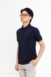 เสื้อโปโลผ้าโพลีเอสเตอร์แบบรัดกล้ามเนื้อ - Product Image 4