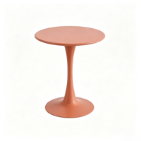 Table d'appoint ronde Tulip multicolore, moderne, stable et peu encombrante, idéale pour bars, cafés, hôtels, centres commerciaux, balcons et petits appartements – Meilleure vente