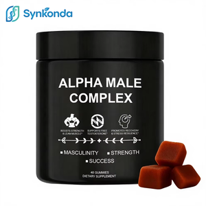 ALPHA MALE COMPLEX Gummis Tongkat Ali Turkesteron Shilajit Ashwagandha Schwarzer Maca-Extrakt Steigert Energie Muskelregeneration - Product Image 1