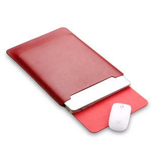 Impermeable a prueba de golpes Super Slim Laptop caso bolsa de cuero PU Laptop manga <span class=keywords><strong>para</strong></span> <span class=keywords><strong>MacBook</strong></span> Air <span class=keywords><strong>Pro</strong></span> 12 pulgadas <span class=keywords><strong>13</strong></span>,3 pulgadas 15 pulgadas - Product Image 6