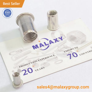 Tuerca Remachable MALAXY M3 M8, Cabeza Plana Avellanada, Rosca Tubular Hexagonal, Acero Inoxidable, Remache M6, 90 Unidades - Product Image 3