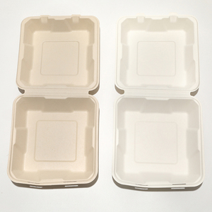 Boîte à Lunch en plastique jetable, contenant portatif de canne à sucre, carpe à rouler avec couvercle - Product Image 1