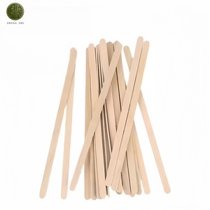 Palillos Agitadores de Bambú y Abedul Biodegradables con Logotipo Personalizado, Cucharas Planas de Madera de 114 mm para Café, Té y Leche, Venta al Por Mayor - Product Image 3