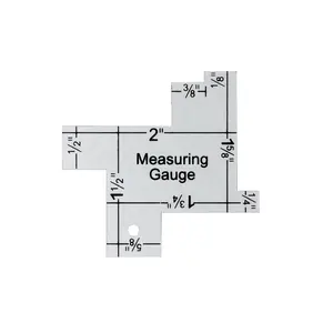 BEN YEDD Measuring Tool Multi In One Aluminum Ruler Metal Ruler Commonly Used Inch Combination Inch Ruler