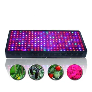 Panel Grow Light Par Value High PPFD with Lens 1200W Full Spectrum Lighting Tomato Strawberry High PPFD Grow Lamps
