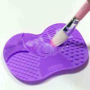 Almohadilla Limpiadora de Brochas de Maquillaje de Silicona No Tóxica al por Mayor, OEM, para Dedos - Product Image 4