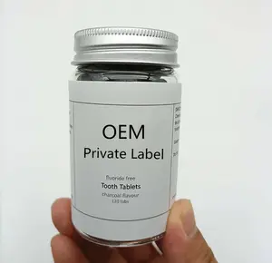 Индивидуальная упаковка, 1 месяц, натуральная зубная паста, таблетки от производителя