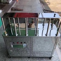 Machine à fabriquer des chaussures, machine à vapeur pour le dessus des chaussures à 6 tubes - Machine à vapeur pour adoucir le dessus des chaussures, humidificateur à vapeur