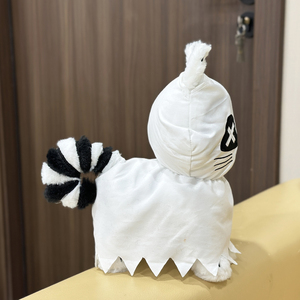 Peluche Gatto Scheletro di Halloween 25cm, Giocattolo di Peluche Cartoon, Divertente Compagno, Bambole Anime e Videogiochi, Regalo per Bambini - Product Image 4