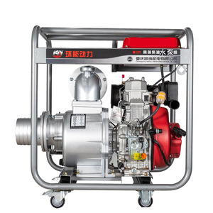 Pompe à eau diesel Huaneng Power, entrée/sortie 80 mm, système d'irrigation et de drainage agricole, pompe à moteur métallique - Product Image 3