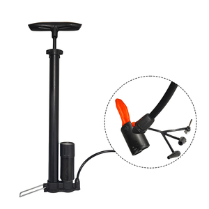 <span class=keywords><strong>Gonfleur</strong></span> de vélo portable en alliage d'aluminium, type sol, bouche durable, pompe haute pression 130 PSI, accessoires de vélo-M - Product Image 6