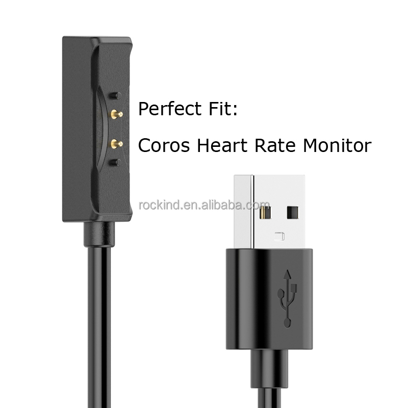 Noir (pour moniteur de fréquence cardiaque Coros)
