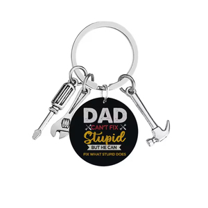 ของขวัญวันพ่อขายดี ของขวัญขอบคุณทำจากโลหะ เช่น ค้อน ประแจ พวงกุญแจ เครื่องมือ ที่เปิดขวดไวน์ และพวงกุญแจ - Product Image 4