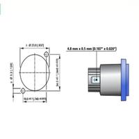 Connecteur d'alimentation LED personnalisé SINGO, prise étanche IP65 à 3 broches pour écran LED, éclairage de scène, projecteur à tête mobile, lumière de scène LED, mur LED