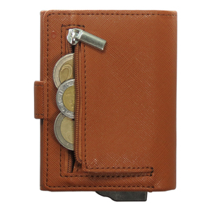 Portefeuille en aluminium CardHoda avec protection RFID, porte-cartes à fermeture courte, design minimaliste unisexe - Product Image 2