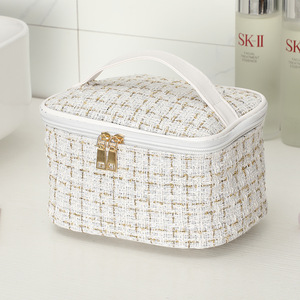 Bolsa <span class=keywords><strong>de</strong></span> Maquillaje Acolchada <span class=keywords><strong>de</strong></span> Gran Capacidad, Estuche Cosmético Negro, Organizador <span class=keywords><strong>de</strong></span> Artículos <span class=keywords><strong>de</strong></span> Aseo Portátil <span class=keywords><strong>de</strong></span> <span class=keywords><strong>Viaje</strong></span>, Caja <span class=keywords><strong>de</strong></span> Belleza <span class=keywords><strong>de</strong></span> Lujo con Patrón - Product Image 6