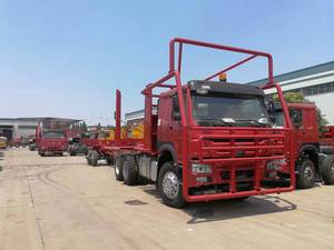 Sinotruk howo 400 430 hp log kamyon 3 aks ahşap taşıyıcı römork kereste taşıma günlüğü kamyon fiyat - Product Image 3