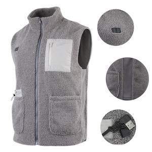 <span class=keywords><strong>Gilet</strong></span> <span class=keywords><strong>chauffant</strong></span> intelligent Vinmori pour l'hiver, en polaire, avec <span class=keywords><strong>batterie</strong></span> USB - Product Image 1