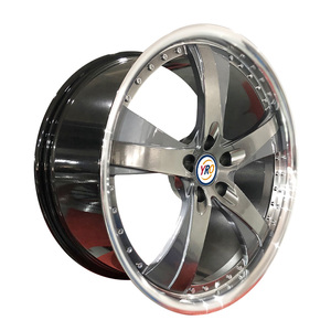 Cerchio Forgiato Concavo YRO in 2 Pezzi 6061-T6 17-24 Pollici 5x112 5x114.3 5x120 per <span class=keywords><strong>Audi</strong></span> A4 A6 <span class=keywords><strong>Q5</strong></span> Q7 Alta Qualità Colore <span class=keywords><strong>Grigio</strong></span> Personalizzabile - Product Image 6