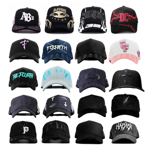 Casquette de Baseball 5 Panneaux en Stock « A-Frame » X Corridos Tumbados, Casquette Trucker en Daim à Large Bord avec Strass et Chrome, Gorra de Barbier - Product Image 5