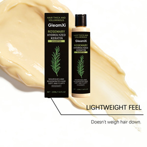 Champú GleamXi para el Cabello, Engrosamiento, Crecimiento, Nutrición, Reparación, Natural, con Romero y Queratina Hidrolizada, 220 ml - Product Image 3