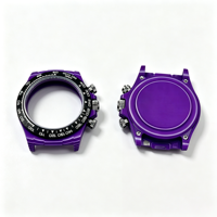 Boîtier de montre de plongée personnalisé en fibre de carbone étanche, logo personnalisable multicolore, accessoires de montre en gros