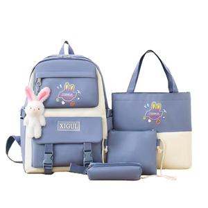 Venta al por mayor mochilas universitarias unisex de gran capacidad mochilas escolares multifuncionales para estudiantes adolescentes y niñas forro de nailon - Product Image 1