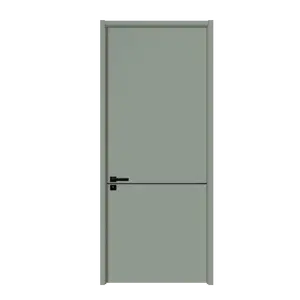 Factory Wholesale Used Interior Main Entry Wooden Doors Interior Wood Interior Doors With Smart Lock