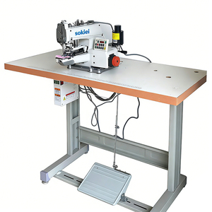 Nouvelle machine à coudre industrielle à une aiguille avec coupe-fil, moteur à engrenages, programmable haute vitesse pour la pose de boutons - Product Image 2