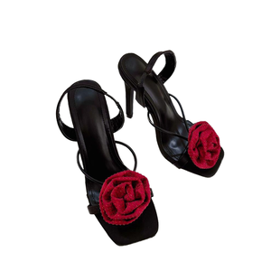 Zapatos de Tacón Alto con Plataforma y Diamantes para Mujer, Moda de Verano, Colección Primavera/Verano - Product Image 4