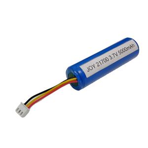 21700 3.7V 5000mAhリチウムイオンバッテリー充電式円筒形バッテリーパック (bms付き) - Product Image 1