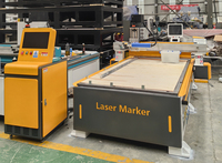 Machine de sablage miroir Machine de marquage laser à fibre laser Machine de gravure laser à grande vitesse avec tasse en verre à cylindre rotatif