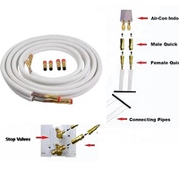 Fabricant OEM Tube rapide pour climatiseur split de la meilleure qualité 1/4 1/2 3/4 3/8 Ensembles de lignes de courant alternatif en cuivre